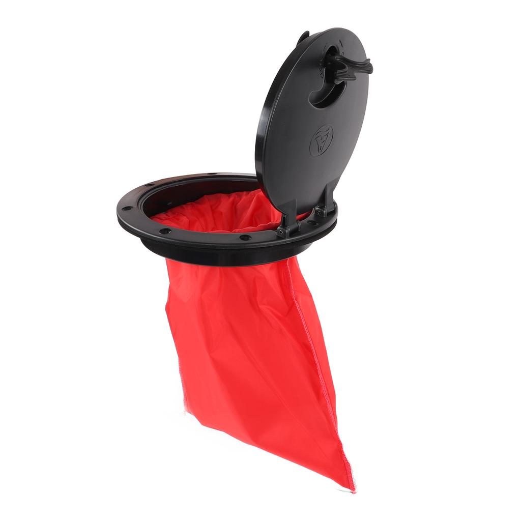 Marine Hatch Cover Black Circular Detachable Inspection Hatch Cover for Boat Kayaking Canoe