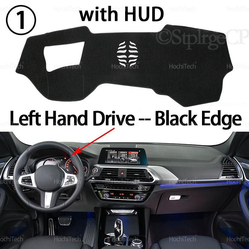 Dashboard Cover Avoid Light Anti-Slip Anti-dirty Mat Pad Sunshade Dashmat Protect for BMW X3 X4 G01 G02 2019-2024 LHD RHD