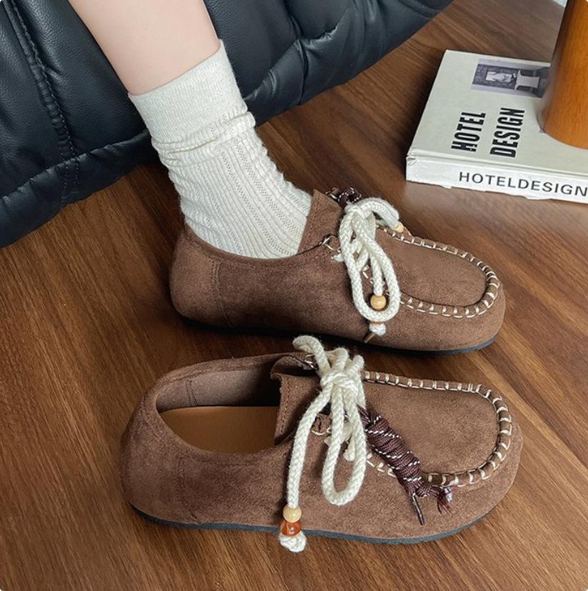 Fashion 2025 Ninja Tabi Single Shoes Women Retro Suede Flats Split Hoof Toe Boat Lolita Shoes Femme Mary Jeans Mocasines Ballerina Shoes