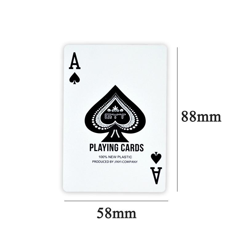 100% PVC Spielkarten Kunststoff Poker Kartenspiel Wasserdicht Poker Texas Hold'em Blackjack Spiel Dropshipping Gold Karte Brettspiel
