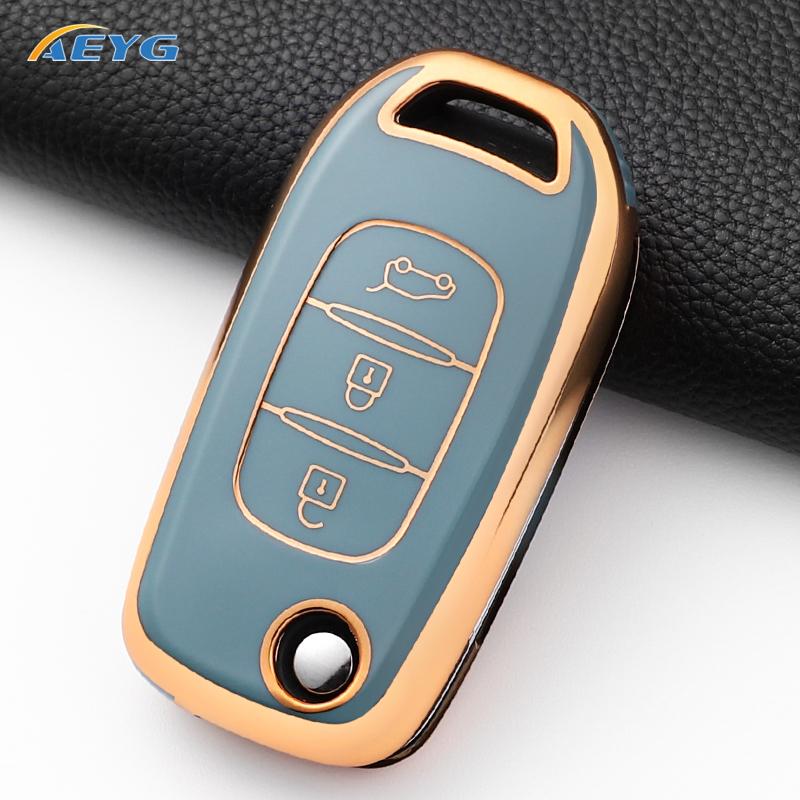 Car Key Case Cover Fob For Lada Vesta Granta Xray Kalina Priora Sedan Sport For Renault Fluence Clio Megane Keychain Accessories
