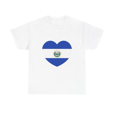 Herzflagge von El Salvador - T-Shirt