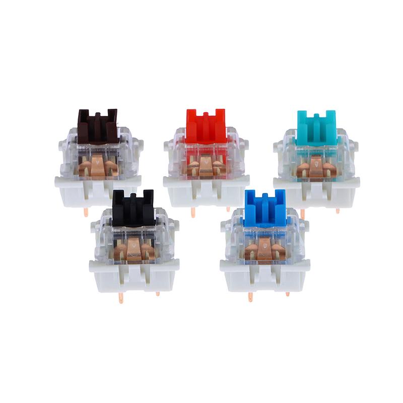 10 Bucăți Comutator Rezistent la Praf Pentru Axă Tastatură Mecanică Tactilă Comutatoare Mx Axă