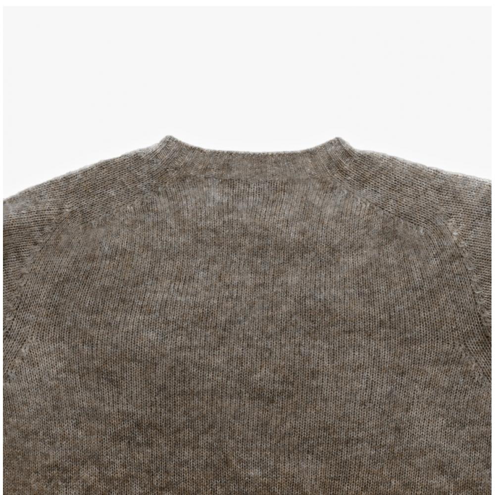 Halliove Scotland M3834 7 Shaggy OySter Shaggy Dog OySter Hole GarMent Men S Knit