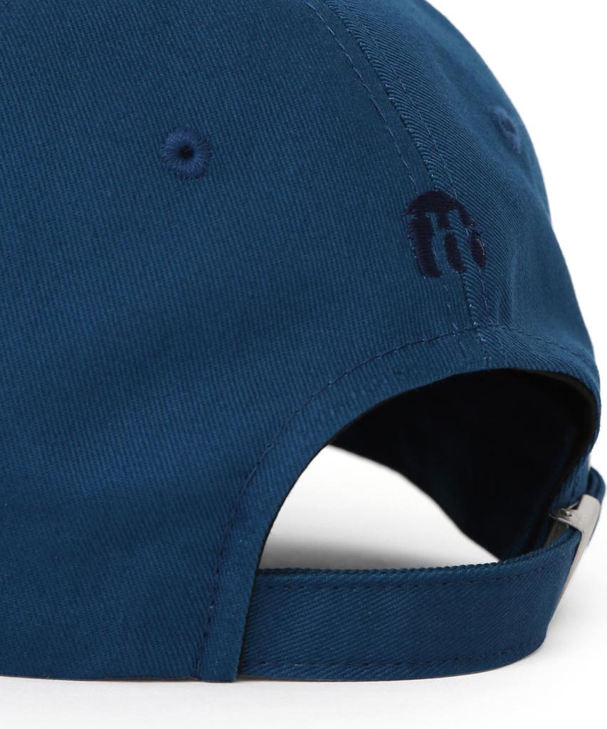 Eondeokeonteulol Cotton Logo Ball Cap Serif Udc / Authenic Bb / Carm Blue