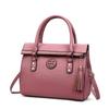 Cowhide Pattern Handbag, New Tassel Mother and Child Bag, Large Capacity, Premium Rivet Shoulder Bag, Messenger Bag, Fashionable Wallet.