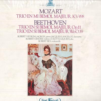 LP Record ROBERT VEYRON-LACROIX, JACQUES LANC - Mozart: Trio In E-flat Major K. 498 ERA1095 ERATO 1976 Japan Obi Classical Used