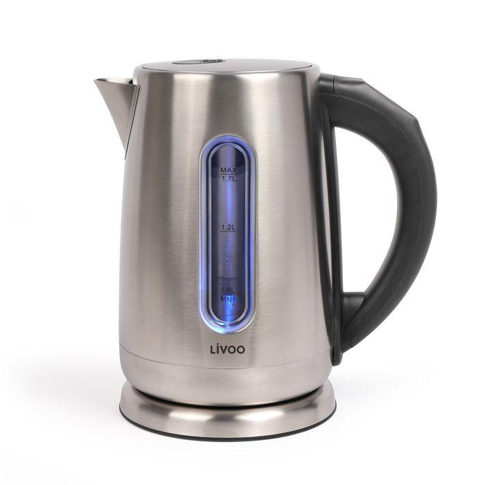 Livoo Bouilloire Sans Fil 1.7l 2200w Températeur Variable Multi-couleurs - Dod189