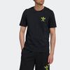 adidas Logo Print Round Neck Sports T-Shirt - Japan Edition Men Tops Black HM2493