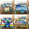 3d Stitch Bedding Set For Kids With Comfortable Duvet Cover And Pillowcase Set