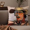 Famous Artist PPicasso Cushion Cover Plush Fabric Soft DoubleSided Printed Sofa Warm Winter Home Child Gift Pillow Case