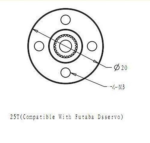 RDS3115MG 17kg Biaxial Servo for Educational and Entertainment Robots, Smart Robot Servo (180°)