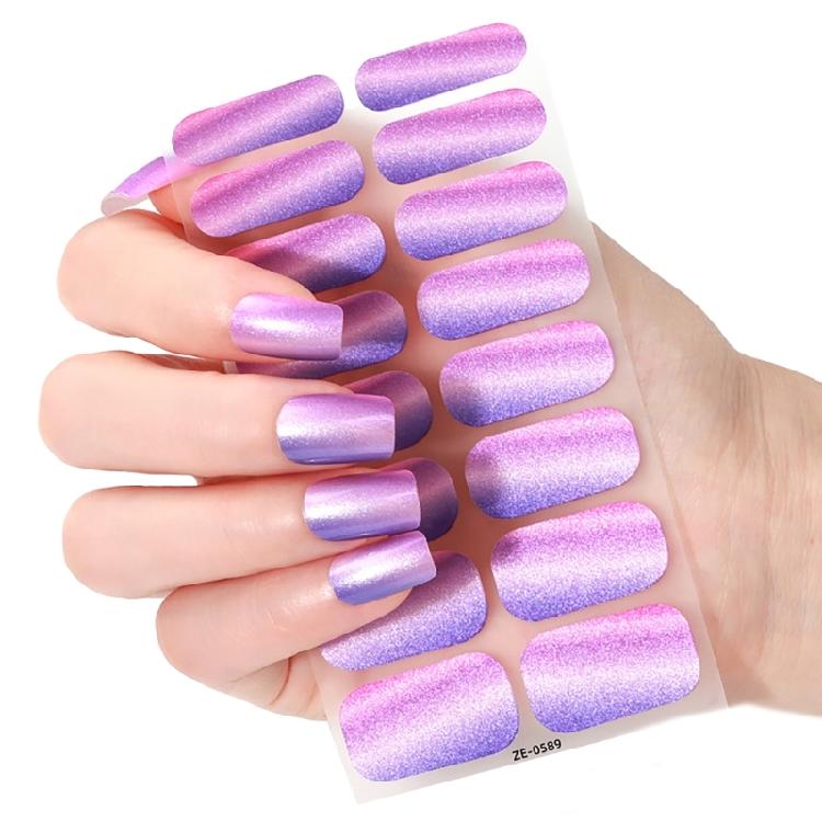 

Nails Polish Sticker Bronzing Nails Art Sticker Butterfly Nails Polish Strips Full Nail Wraps for Woman