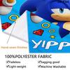 Sonic Hedgehog Wall Tapestry Aesthetic Wall Hanging Printed Fabric Blanket Decorative Tapestries For Bedroom Living Room Home Decor