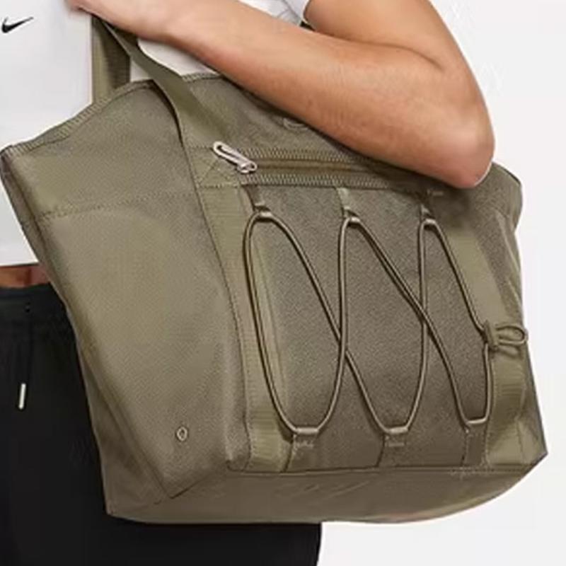 Nike Fabric Tote Bag, Shopping Bag, Shoulder Bag, Handbag Regular Women's Olive Green Casual CV0063-222