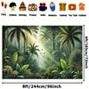 1Pcs Tropical Rainforest Decoration Background Winter Backdrop Decorations For Photo Studio Photo Booth Christams Party
