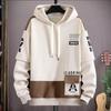 Men's Plus Size Plu Hooded Jaet Loose Fit Polyester Fabric Hoodie Sweatirt Casual