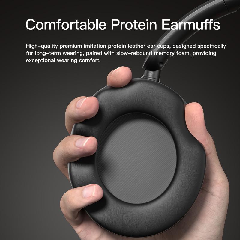 360° Surround Sound Wireless Headphones Noise Reduction Bluetooth 5.4 Headsets Sports Gaming Earphones Music Player with HD Mic