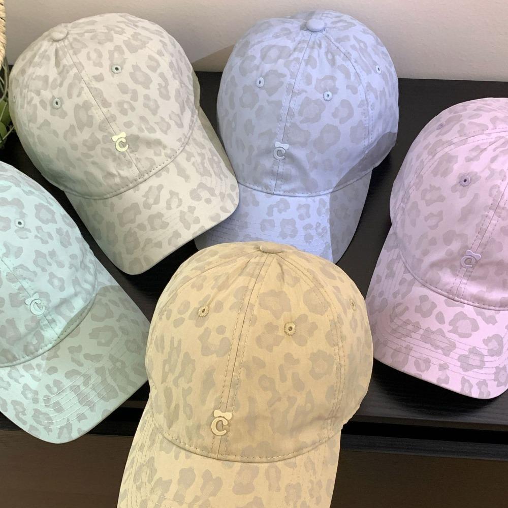 Creative Leopard Print Hat Peaked Cotton Baseball Cap Versatile Leopard Print Baseball Cap  Street