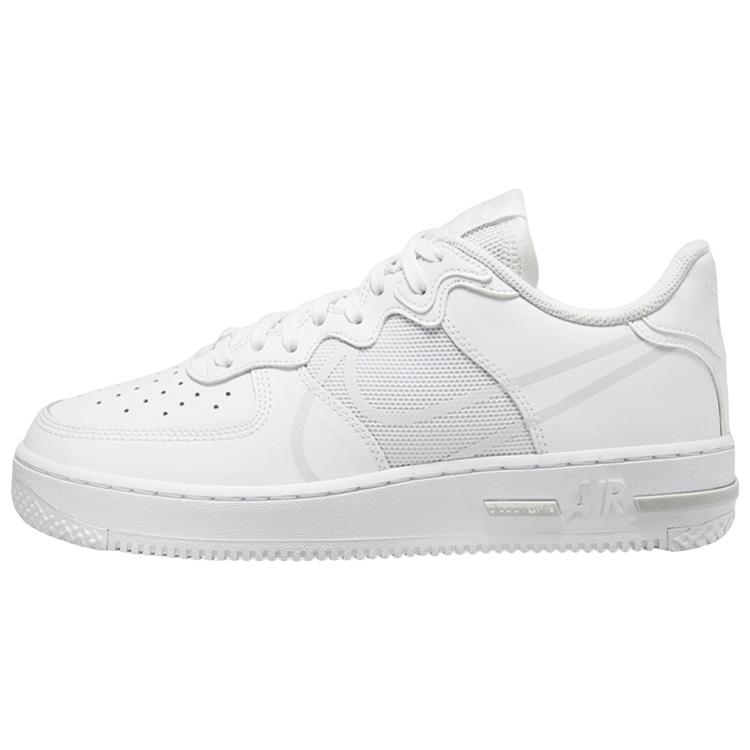 New Nike Air Force 1 React White CT1020-101