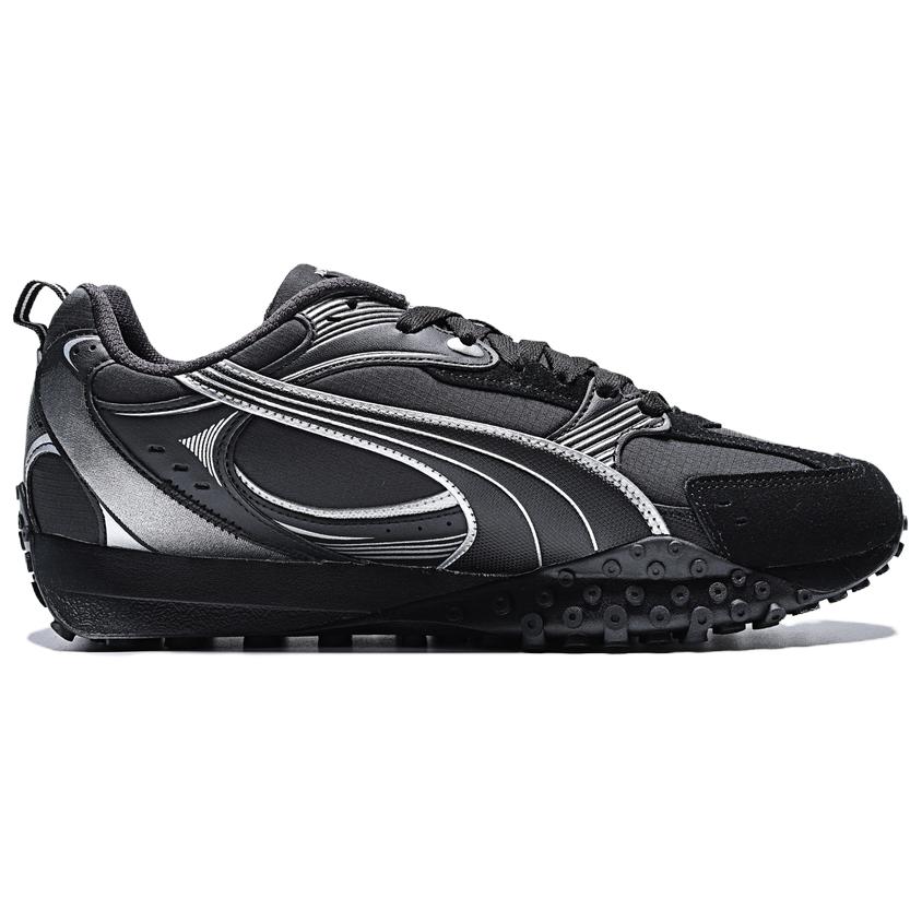 PUMA KTOP RIDER V2 Low top Casual Shoes Unisex Black Silver 406663-01