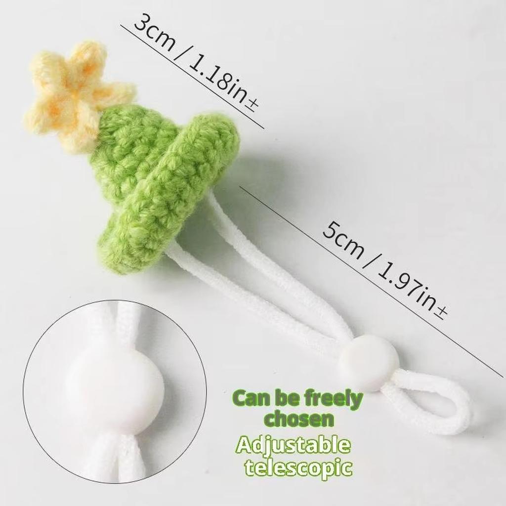 Hvězdná pletená čepice pro křečka Pet Hat DIY hračka Oblečení Doplňky