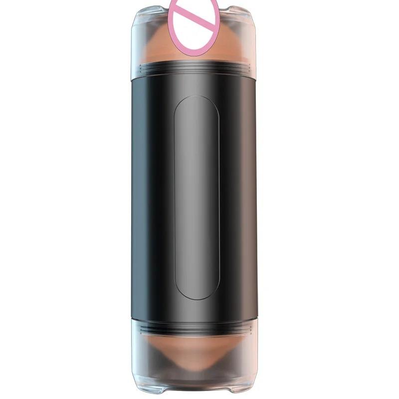 Automatic Male Sucking Masturbator Realistic Vagina Oral Mouth Vibrating Adult Sex Toys Machine for 18 Men Pocket Pussy Vagina