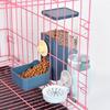 Hanging Automatic Feeder Rabbit Water Bottle Food Dispenser for Bunny Guinea Pig