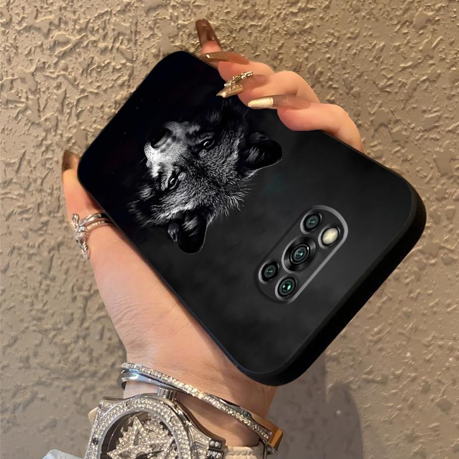 Cool Cartoon Wolf Funda Phone Cover Case for Xiaomi Poco F8 M3 M4 M7 C71 C61 F3 M5 C50 X3 X4 X5 X7 Pro C75 F1