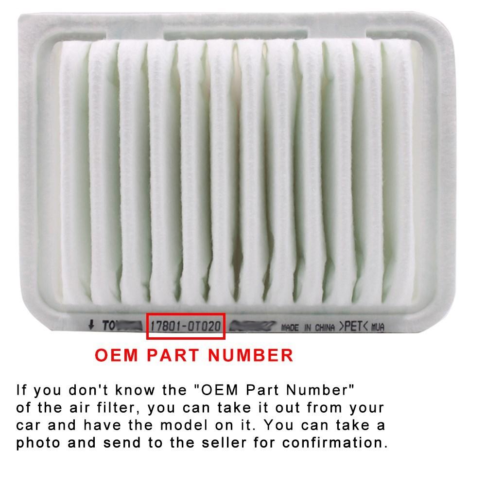 R-EP High Flow Air Filter Fits for Honda Civic Crossroad FR-V Stream 1.8L Cold Air Intake Filters Washable Reusable