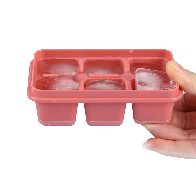 2024 New Ice Cube Box Frozen Mold Refrigerator Homemade Frozen Ice Box with Lid Silicone TikTok Hot Ice Cube