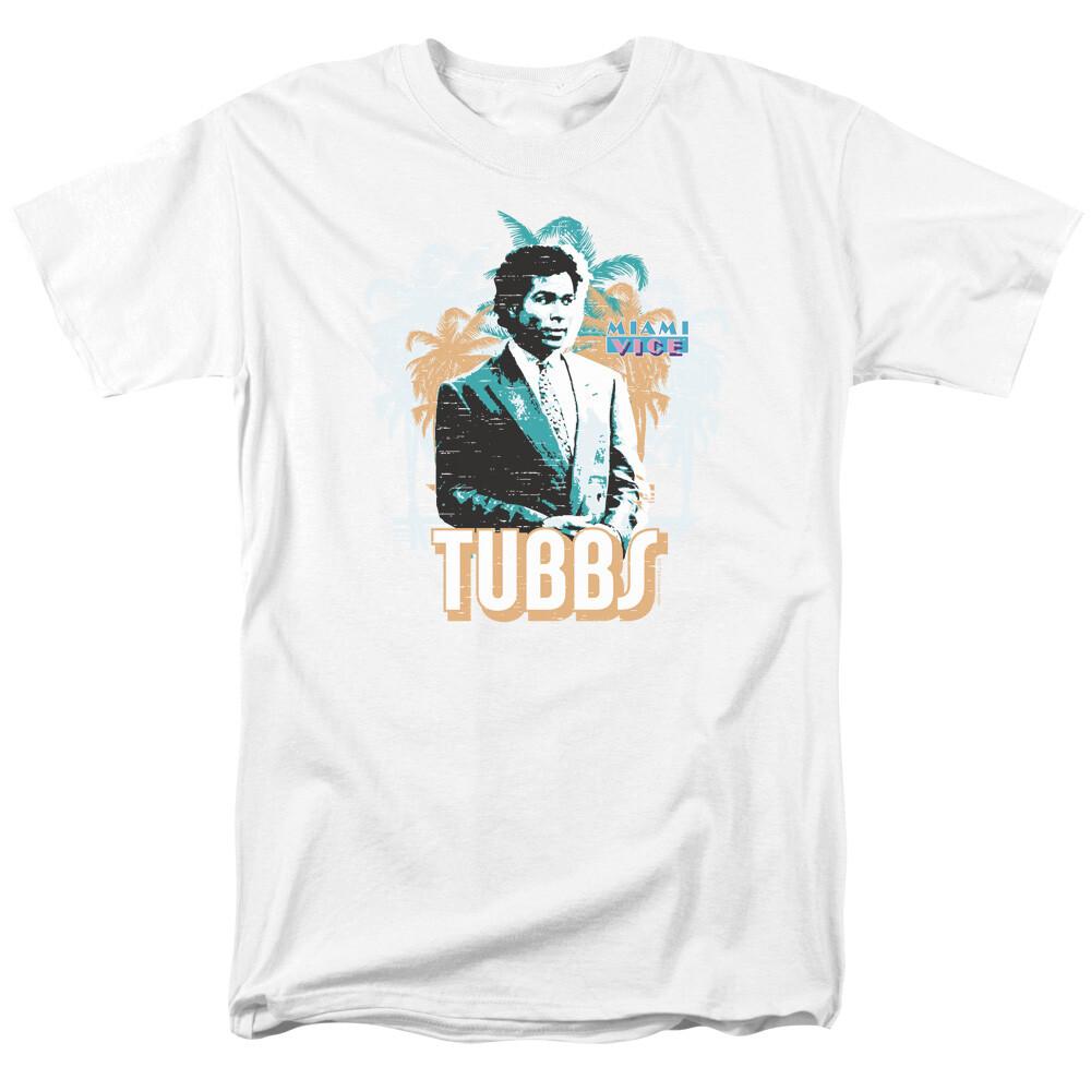 Miami Vice Tubbs T Shirt Mens Licensed Classic TV Show Ricardo James White S