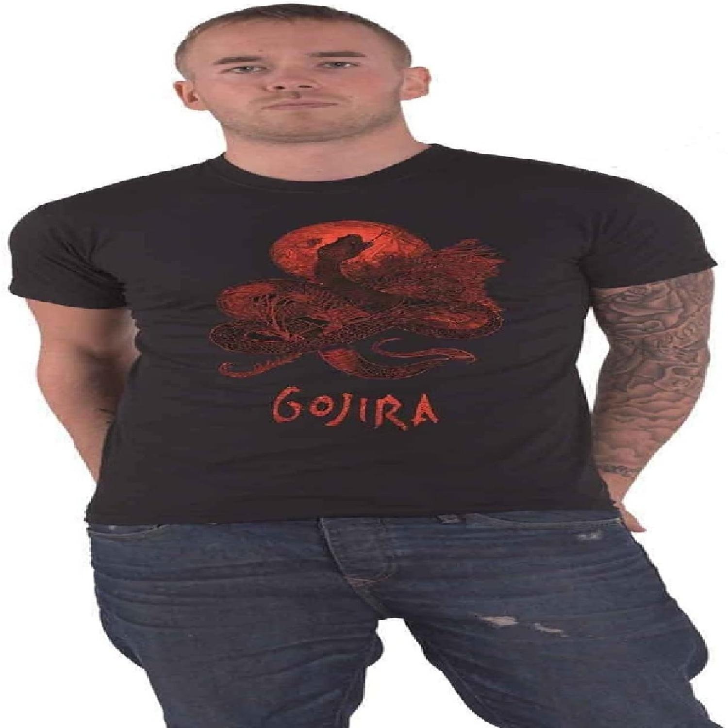 Мужская футболка Gojira Serpent Moon Черная S