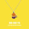 RUI RUI YU Halloween Pumpkin Ghost Necklace Pendant Necklace for Women Men Girlfriend Couple Lover Jewelry Gift