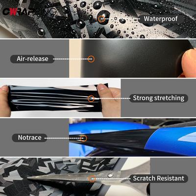 Noir Mat Forgé Carbone Vinyle Adhésif Autocollant Véhicule Moto sur le Capot Covering Autocollants Décalcomanies pour Accessoires de Voiture