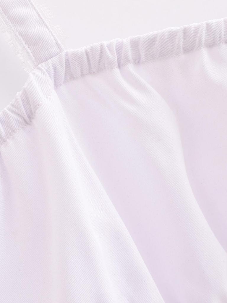 Spring 2025 Women's Fashion: European & American Style Poplin Short Top with Midi Skirt