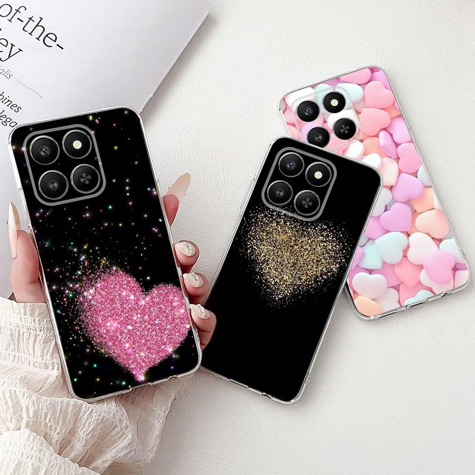 For Honor 400 Smart 2025 Case Fashion Bamboo Flower Soft Silicone Clear Bumper Protective Cover For Honor 400 Lite ABR-NX1 Funda
