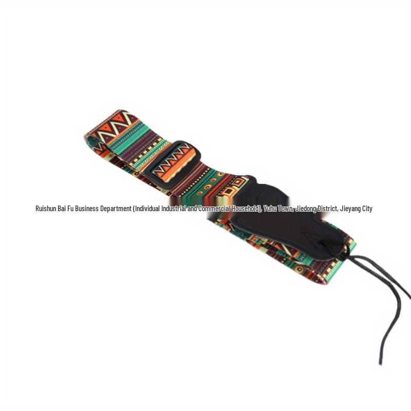 Ethnic Style Polyester Guitar Strap for Classical, Electric, and Acoustic Guitars