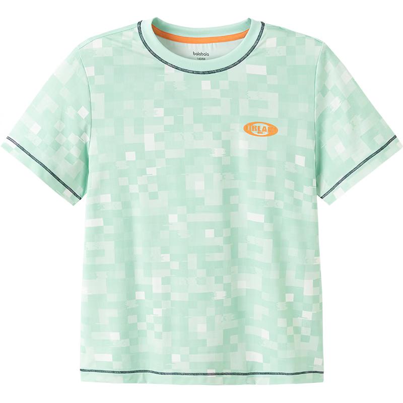 Balabala Boys  Lightweight Sun Protection Short-Sleeve T-Shirt 160