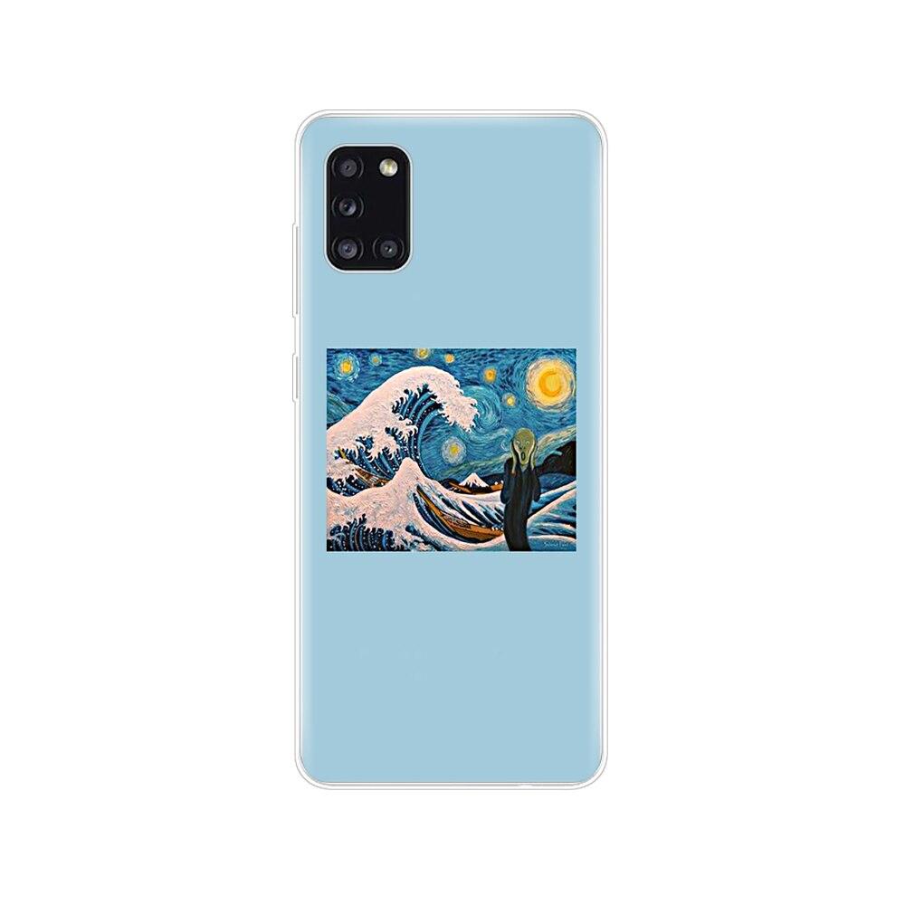 Fall Für Samsung Galaxy A31 Fall Für Samsung A31 EINE 31 SM-A315F 6.4"; Telefon Abdeckung Silikon Weiche TPU Coque Stoßstange Volle Schutzhülle
