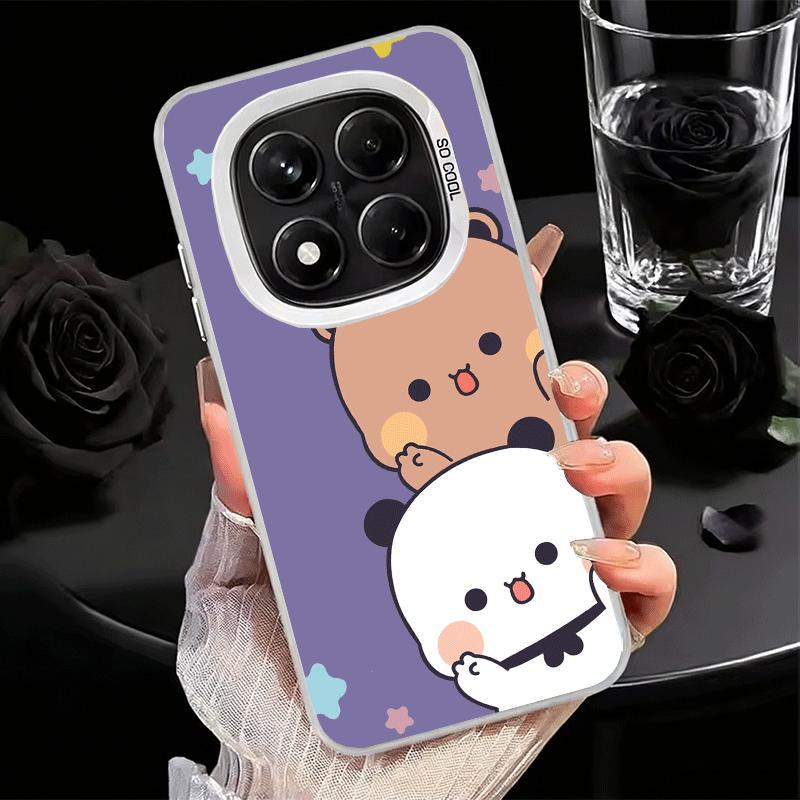 Bubu Dudu Cartoon Cute Soft Phone Case for Samsung Galaxy S24 S25 FE S26 Edge S23 Ultra S22 Plus S21 + Shockproof Cover Back She
