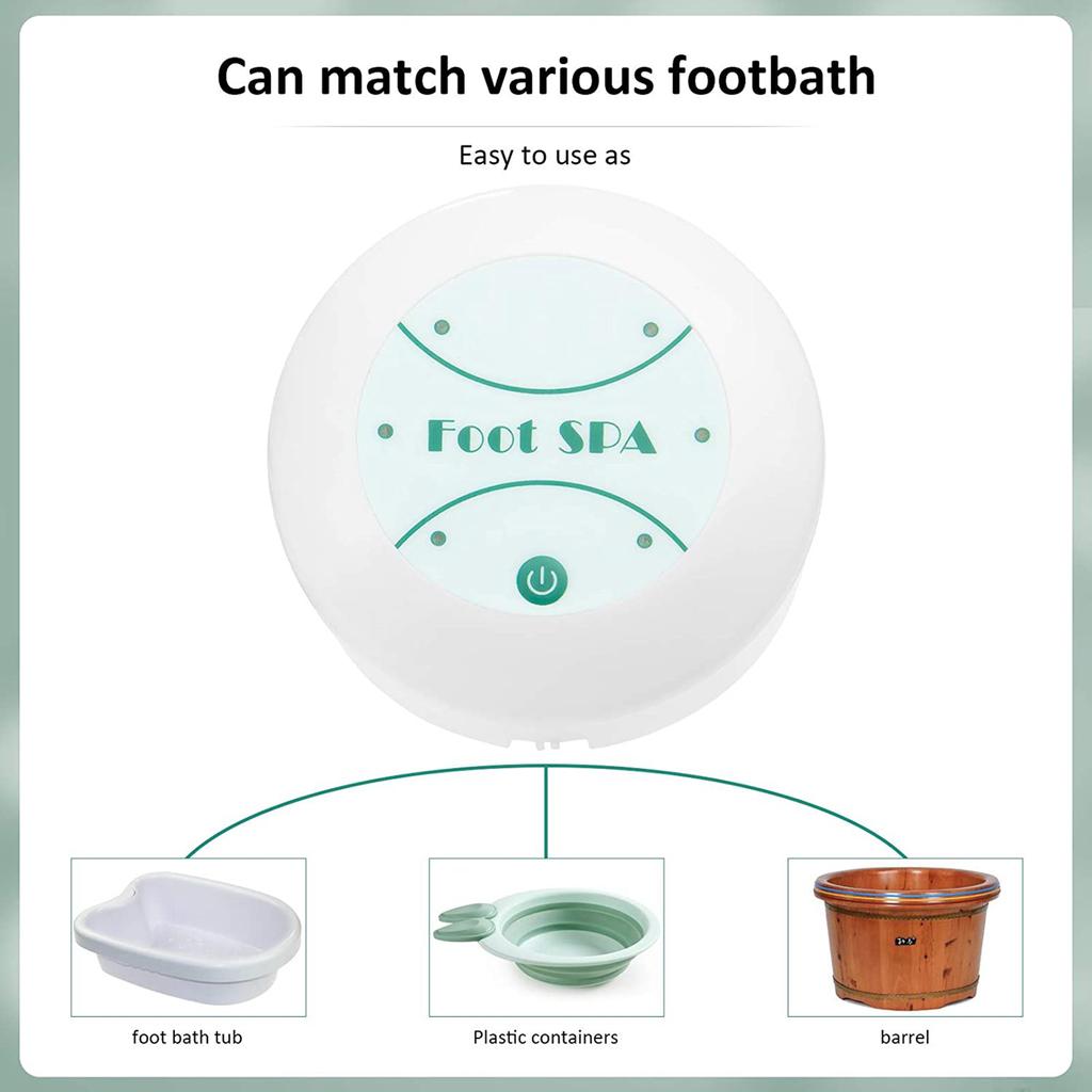 Tina de Baño para Pies Desintoxicación Iónica Personal para el Hogar Máquina Limpiadora Spa Relajante Refrescante Enchufe UK Máquina Desintoxicación de Pies Spa
