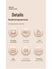 Rectangular Perpetual Wooden LED Clock with Voice Control and Wake-up Function