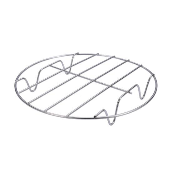 Stainless Steel Steaming Rack Multifunctional Cooling Rack Round Four-Legged Steaming Rack for Kitchen Cooking