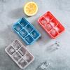 1 Set Eiswürfelform mit Deckel 6 Fächer DIY Herstellung Eiswürfelbehälter Silikonform Küchenwerkzeuge