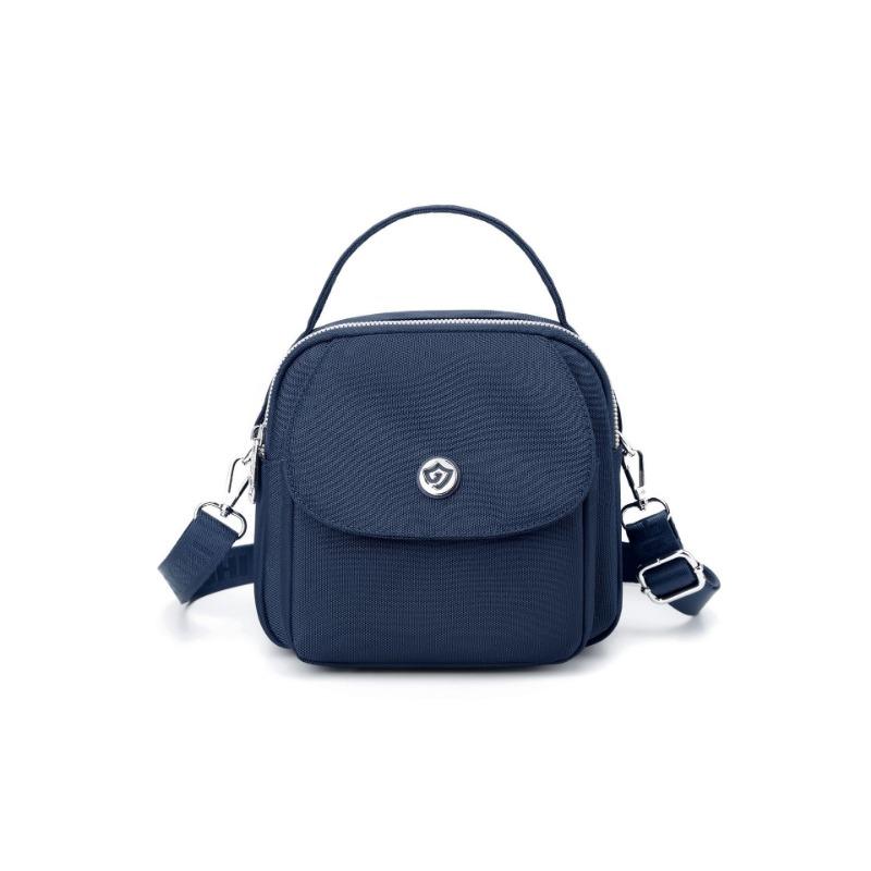 

Новая холщовая портативная маленькая легкая многослойная сумка для мамы средняя сумка-мессенджер Оксфордская тканевая сумка полуночно-синий