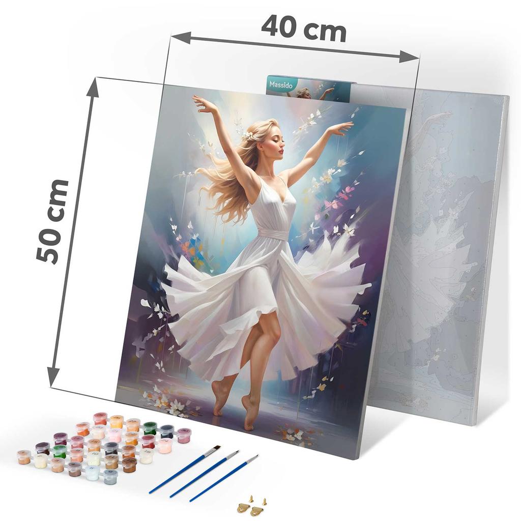Paint By Numbers Picture 40X50 Cm Massido Dancing Woman