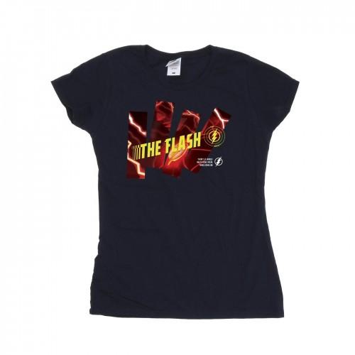 

DC Comics Womens/Ladies The Flash Pillars Cotton T-Shirt XXL білий