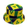 Bucket Hat Plus Size Patch Double-Sided Wear Polyacetic Fiber Thick Premium Gothic Running Custom National Flag Bucket Hat