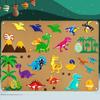 Starry Sky Payment Montessori Felt Puzzle Dinosaur World Felt Board Stories Set   Children Toys